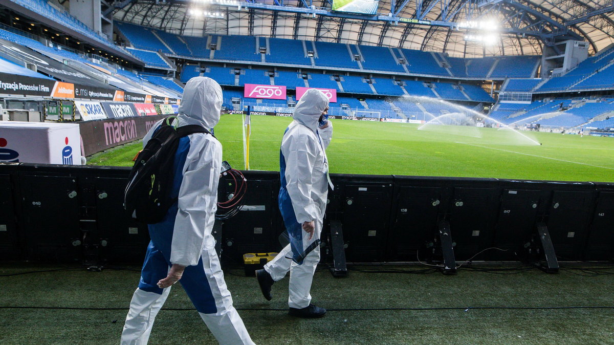 Pilka nozna. PKO Ekstraklasa. Lech Poznan - Legia Warszawa. 30.05.2020