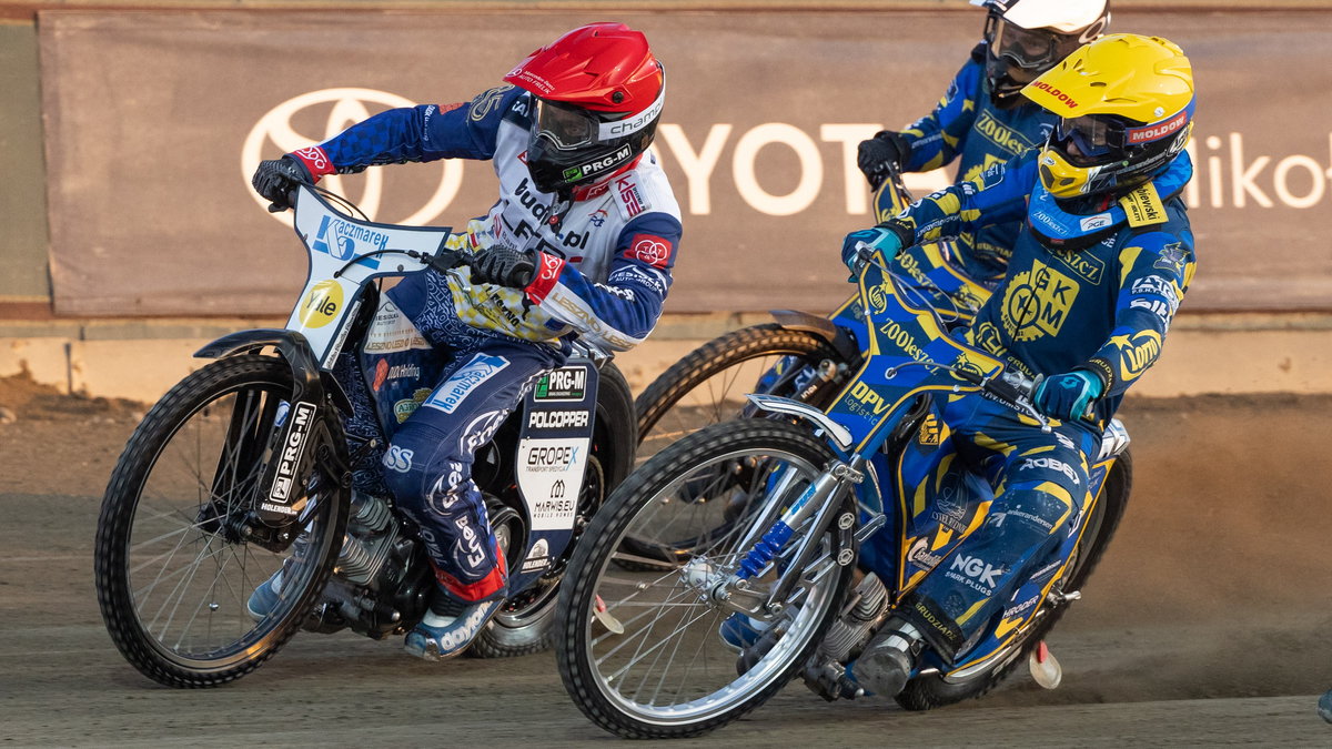 Nicki Pedersen w walce na torze