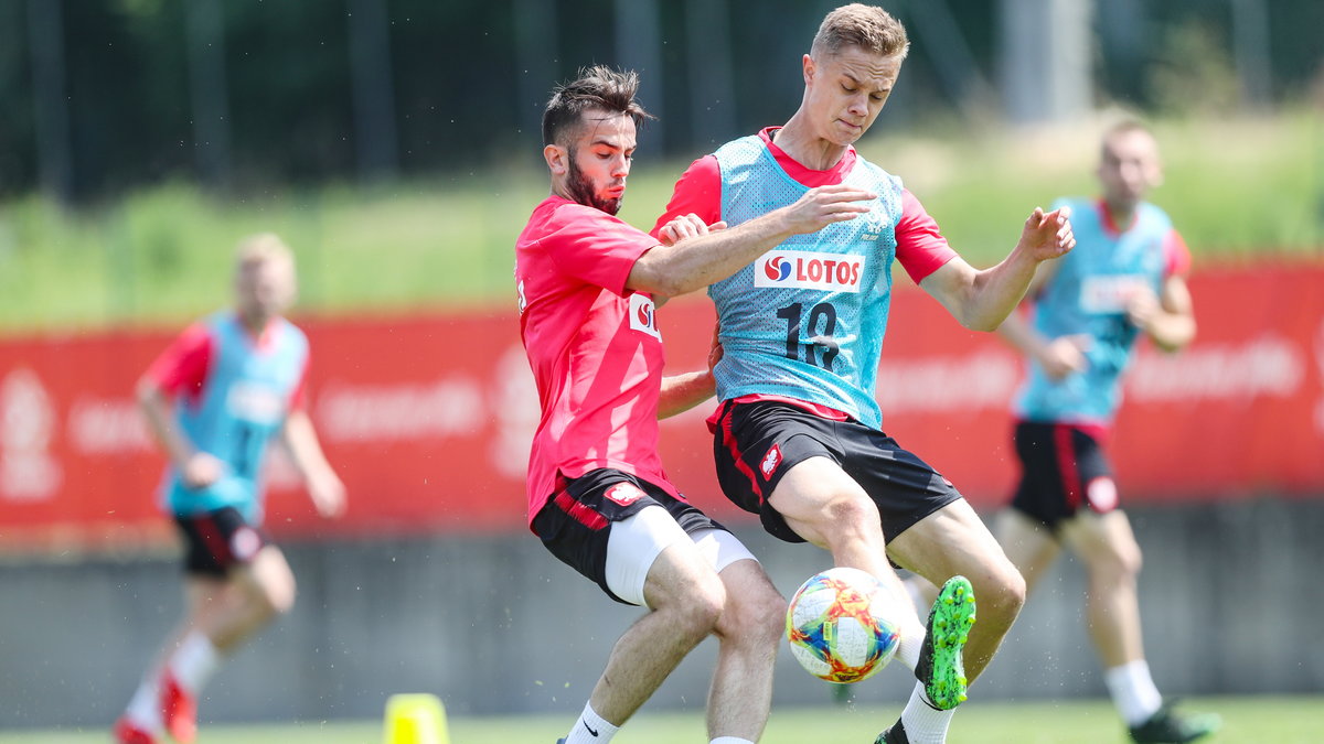 Mateusz Wdowiak i Robert Gumny (Polska U-21)