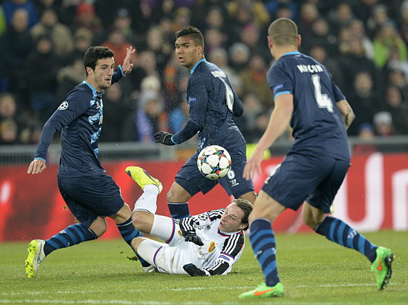 SWITZERLAND SOCCER UEFA CHAMPIONS LEAGUE (FC BASEL 1893 VS FC PORTO)