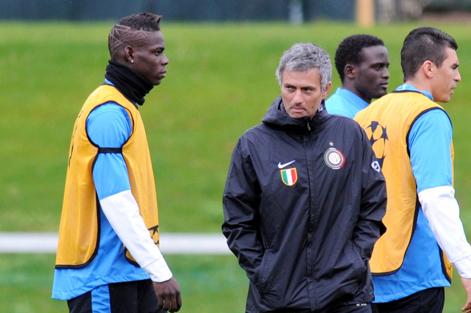 Jose Mourinho i Mario Balotelli