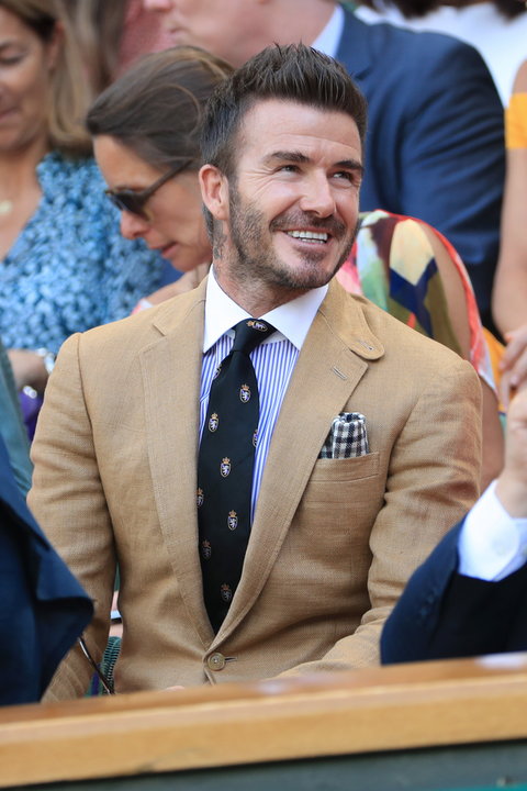 David Beckham na Wimbledonie