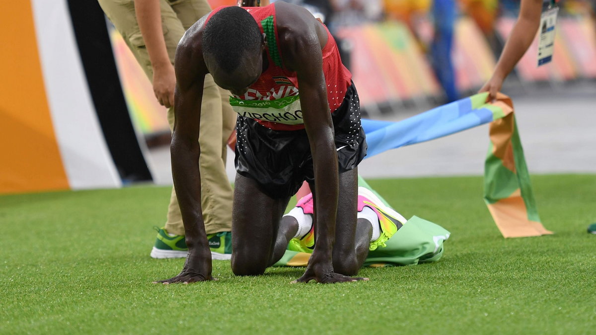 Eliud Kipchoge w tym roku ma sporo szczęścia