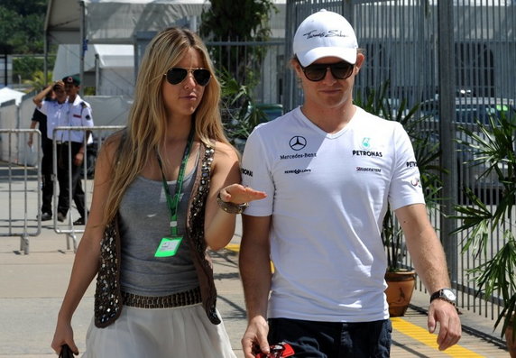 Nico Rosberg i Vivian Sibold