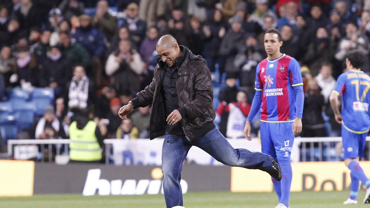 Roberto Carlos na Santiago Bernabeu