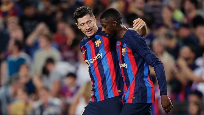 Robert Lewandowski i Ousmane Dembele