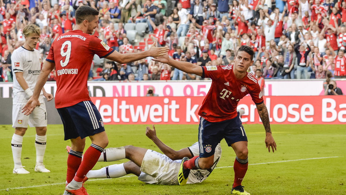 Robert Lewandowski i James Rodriguez