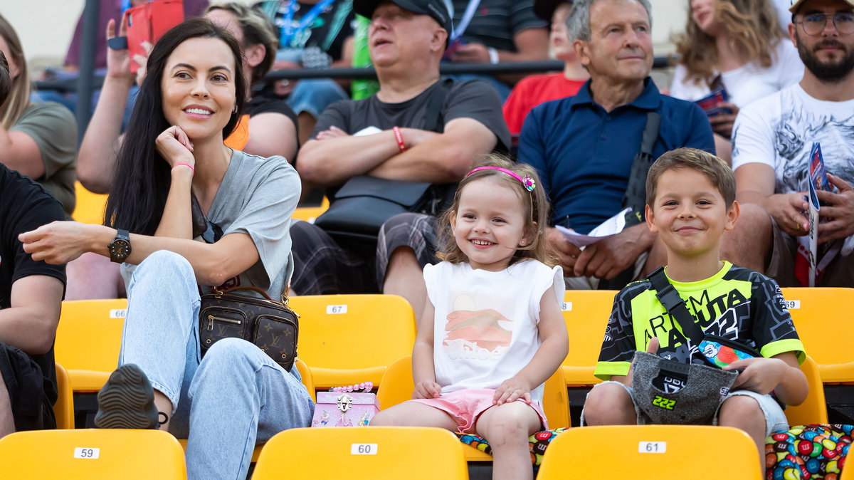 2021.07.16 Praga Zuzel Speedway 2021 FIM Speedway Grand Prix SGP Czech Speedway GP - runda 1 N/z Avelina, Agnya, Adam Laguta Foto Marcin Karczewski / PressFocus 2021.07.16 Speedway 2021 PGE Ekstraliga Zuzlowa 2021 Czech Speedway GP - runda 1 N/z Avelina, Agnya, Adam Laguta Foto Marcin Karczewski / PressFocus