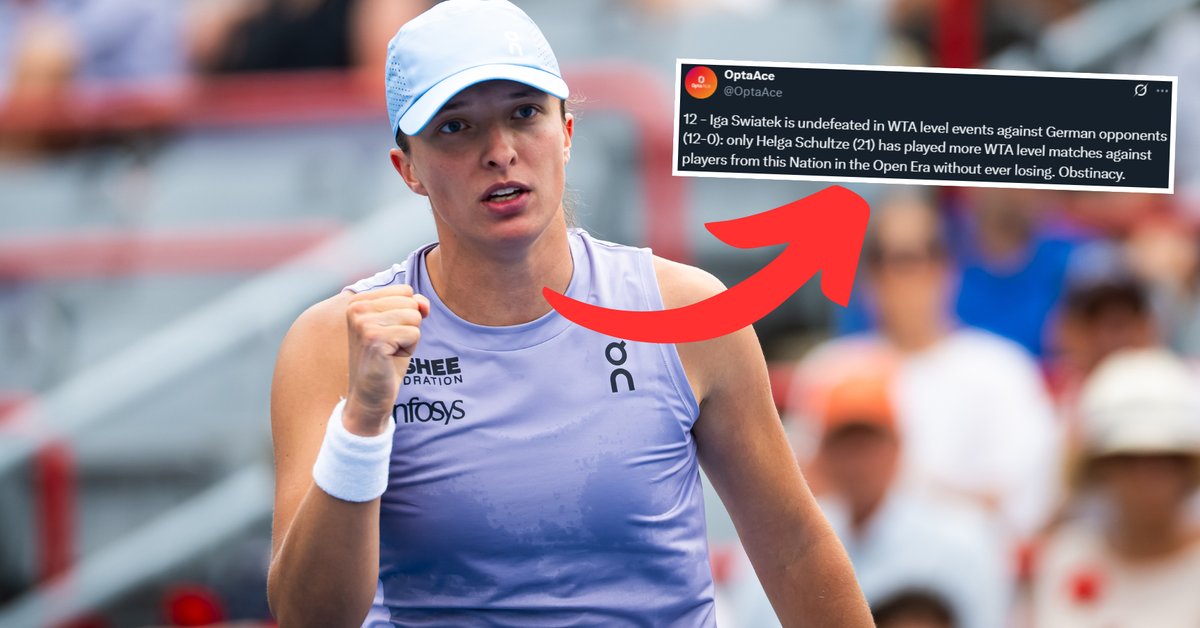 Niewiarygodne, co Iga Świątek robi z Niemkami. 12:0!