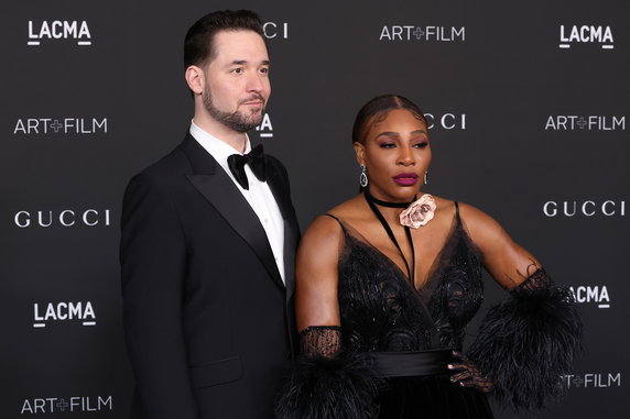 Serena Williams z mężem na gali LACMA Art + Film 2021 