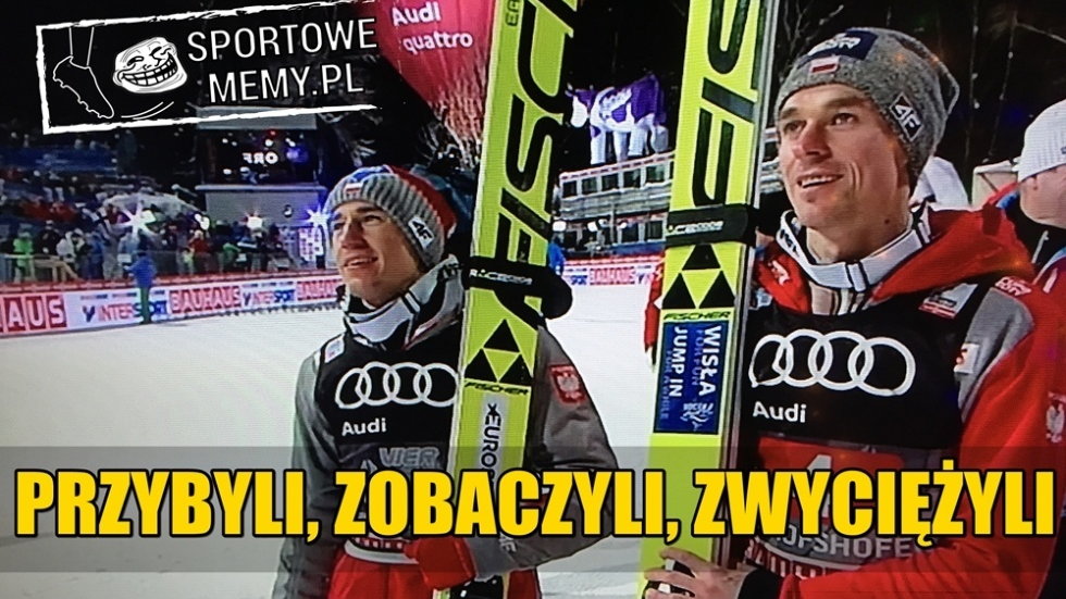 Kamil Stoch zwycięzcą Turnieju Czterech Skoczni, Piotr Żyła drugi – memy