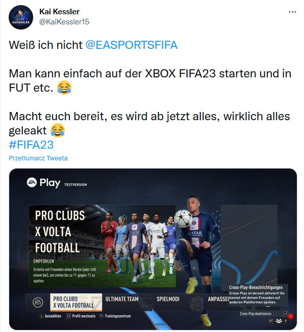 FIFA 23 dostępna miesiąc przed premierą