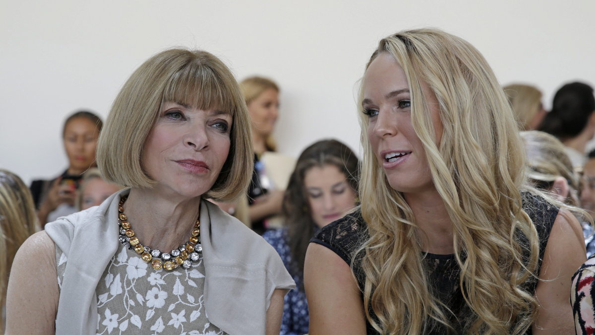 Anna Wintour i Caroline Wozniacki 