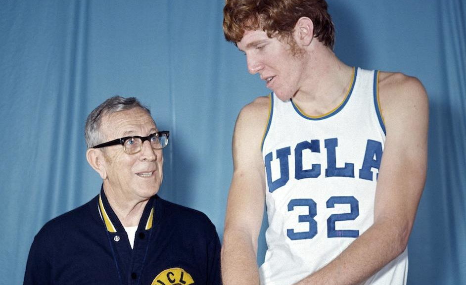 John Wooden (L)