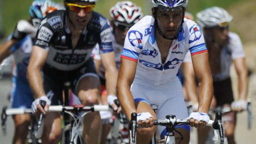 Kolarze na trasie Tour de France 2010