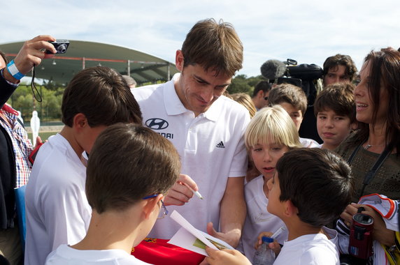 Iker Casillas uszczęśliwił dzieciaki