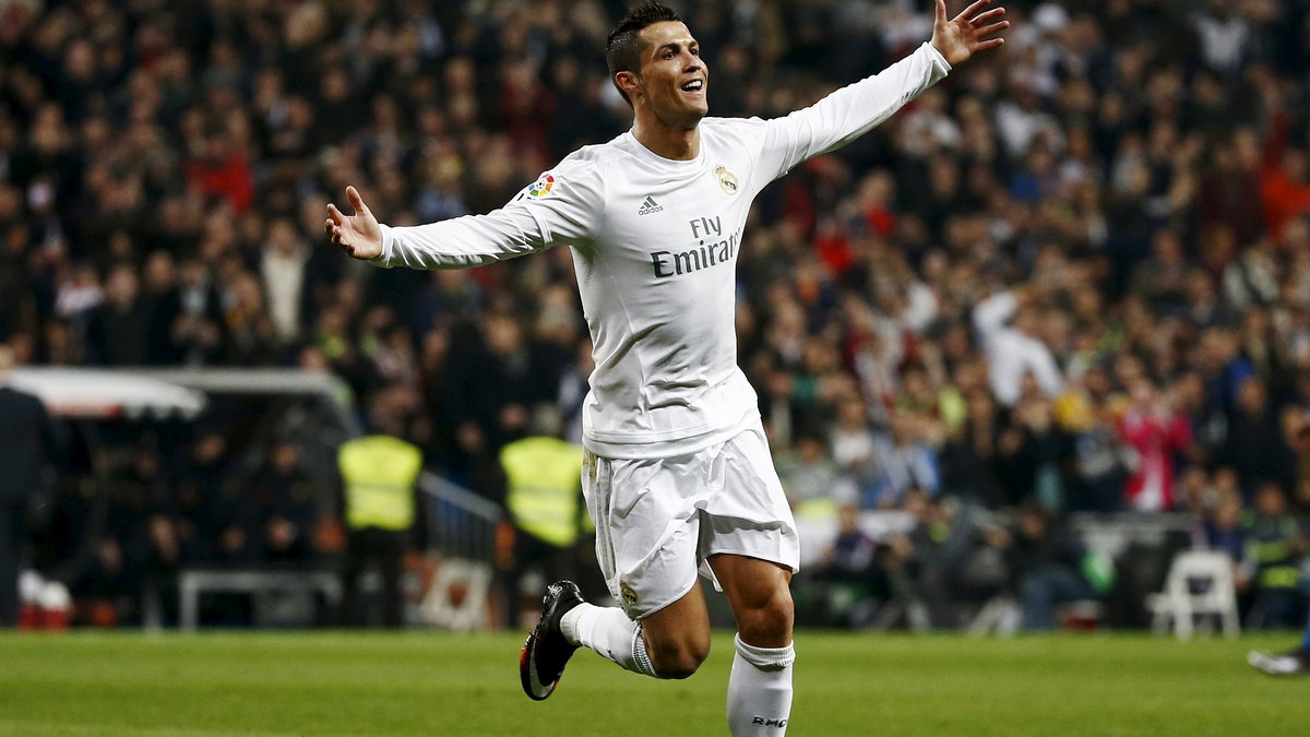 Real Madrid's Cristiano Ronaldo celebrates his second goal