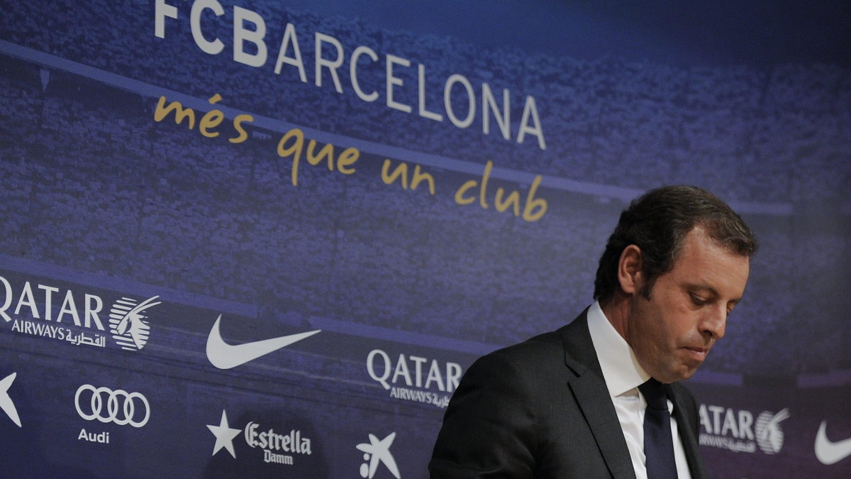 Prezydent Barcelony Sandro Rosell