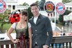 Anna i Robert Lewandowscy na Oktoberfest w 2019 roku