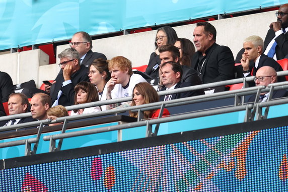 Ed Sheeran kibicuje na Wembley