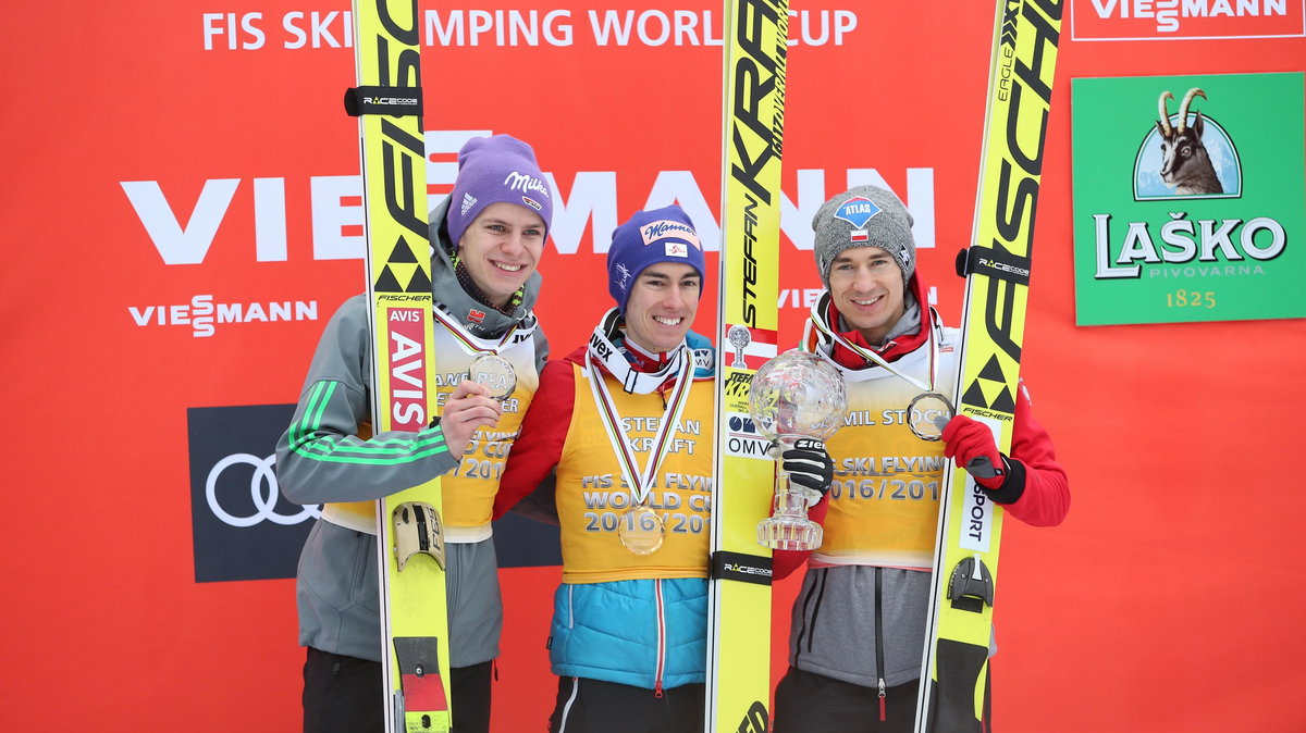 Andreas Wellinger, Stefan Kraft, Kamil Stoch