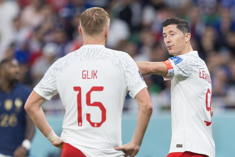 Kamil Glik i Robert Lewandowski