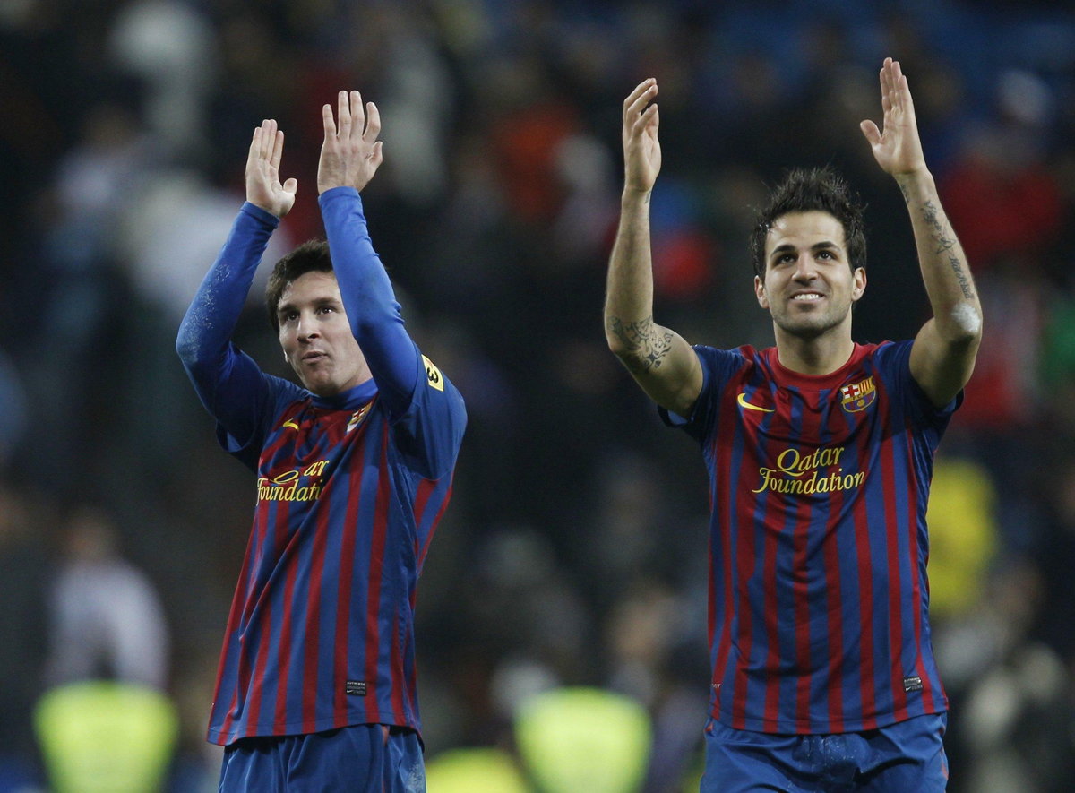 Lionel Messi i Cesc Fabregas