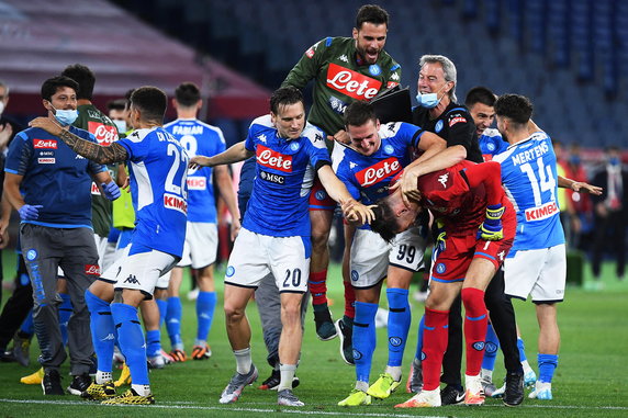 epa08492350 - ITALY SOCCER ITALIAN CUP (Coppa Italia final - SSC Napoli vs Juventus FC)