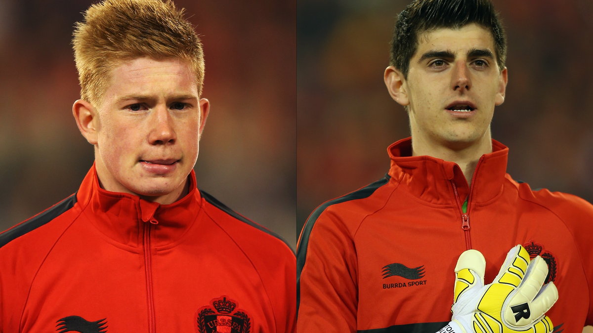 Kevin de Bruyne i Thibaut Courtois