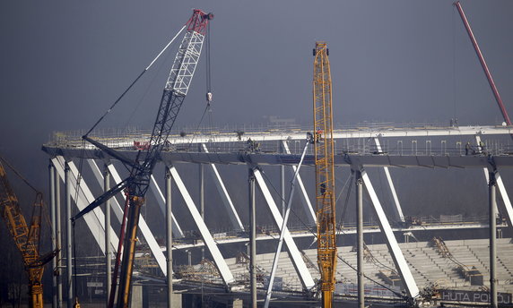 CHORZÓW STADION ŚLĄSKI BUDOWA