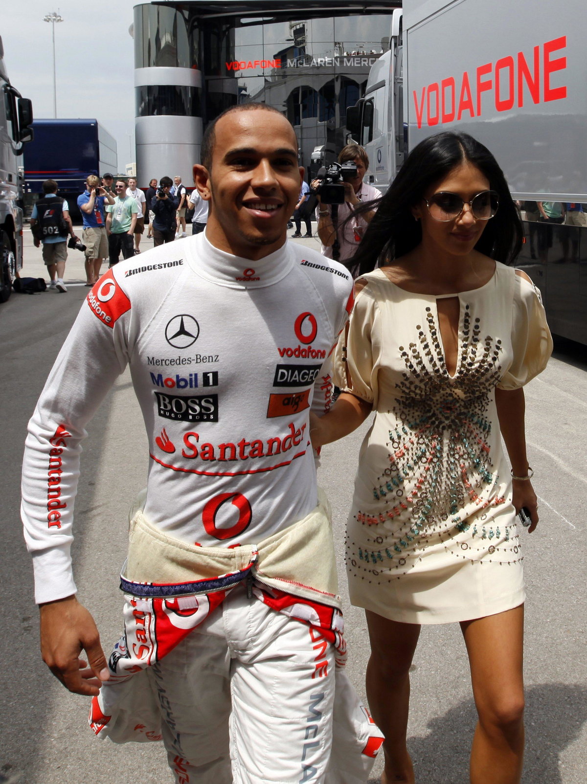 Nicole Scherzinger i Lewis Hamilton