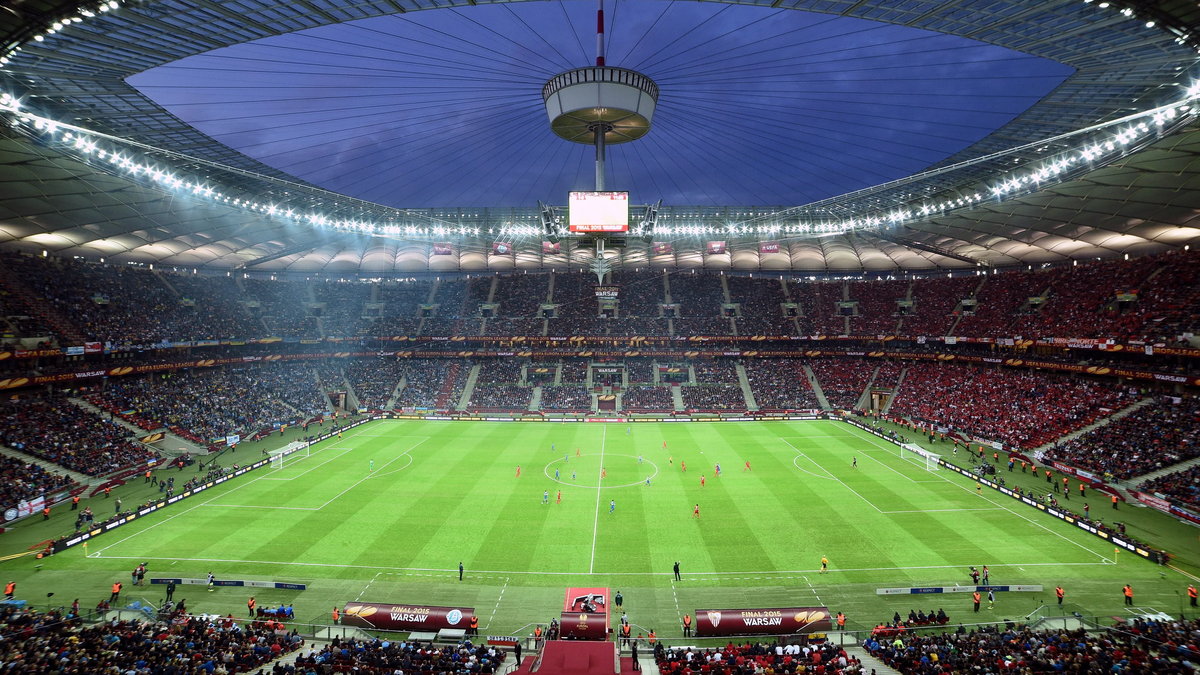 Stadion Narodowy w Warszawie podczas finału Ligi Europy