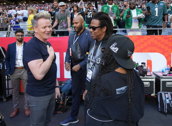 Gordon Ramsay i Jay-Z na Super Bowl 2023