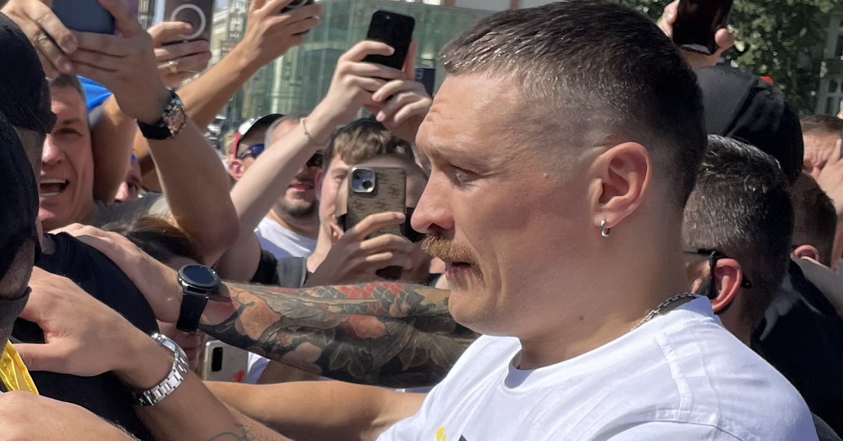 Nebunie pură la Wroclaw.  Usyk a atras mulțimi!