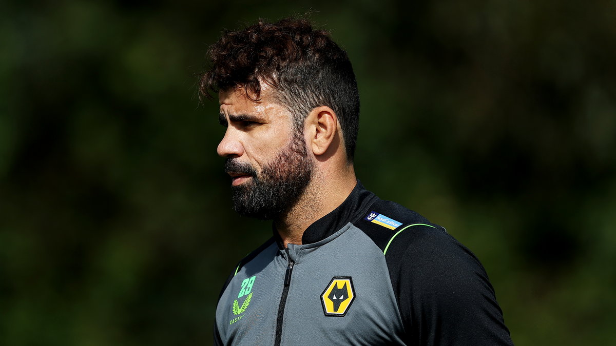 Diego Costa na treningu Wolverhampton