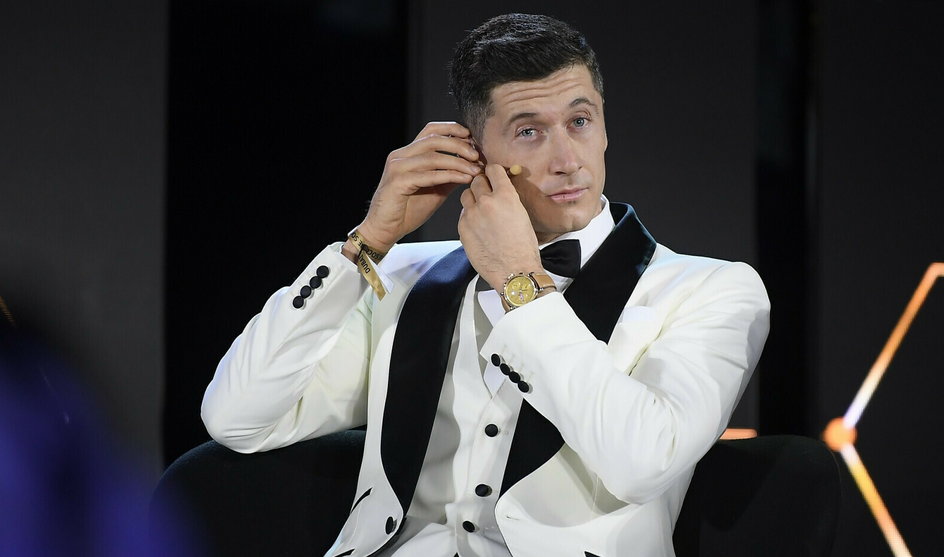 Robert Lewandowski na Globe Soccer Awards 2020