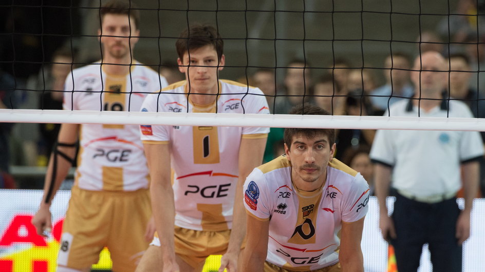 SIATKÓWKA LIGA MISTRZÓW SKRA BEŁCHATÓW - ZENIT KAZAŃ (Nicolas Marechal, Srecko Lisinac, Nicolas Uriarte)