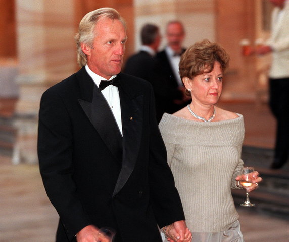 Greg Norman i Laura Andrassy