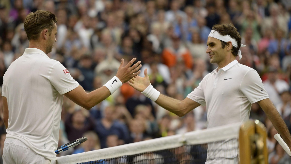 Roger Federer i Marcus Willis