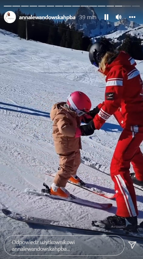 Anna Lewandowska dumna z Klary