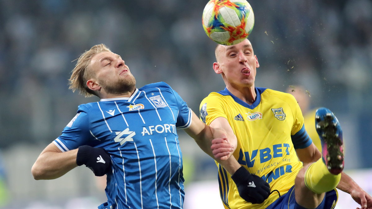 Tymoteusz Puchacz (Lech Poznań) i Adam Marciniak (Arka Gdynia)