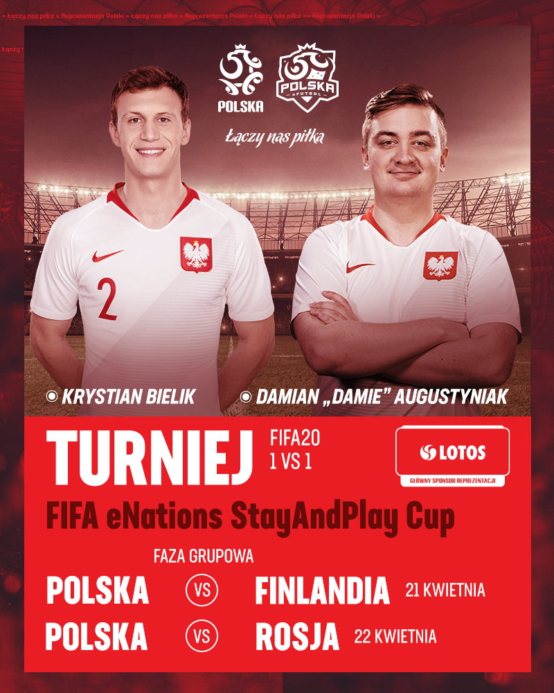 Polska wystąpi w turnieju FIFA 20 eNations StayAndPlay Cup