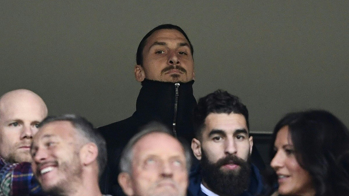 Zlatan Ibrahimović w trakcie meczu Szwecja - Włochy