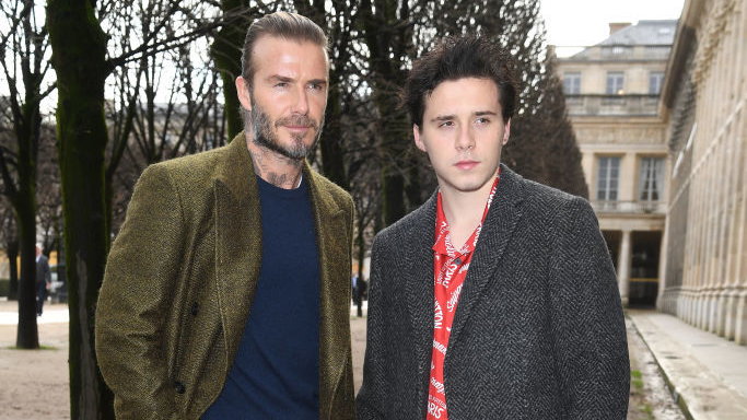 Brooklyn Beckham i David Beckham