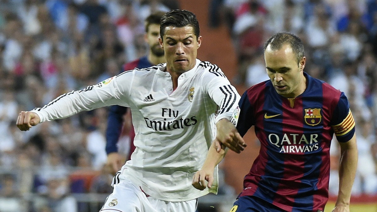 Cristiano Ronaldo i Andres Iniesta