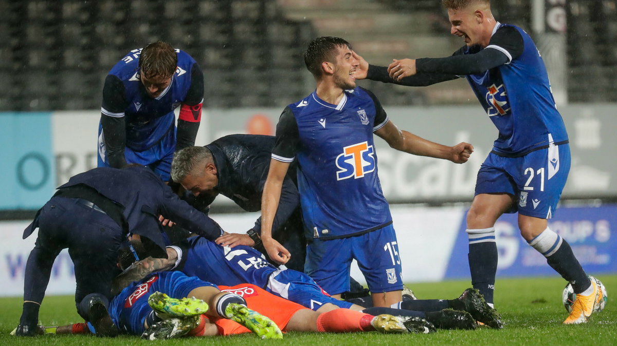 epa08713587 - BELGIUM SOCCER UEFA EUROPA LEAGUE QUALIFICATION (Charleroi vs Lech)