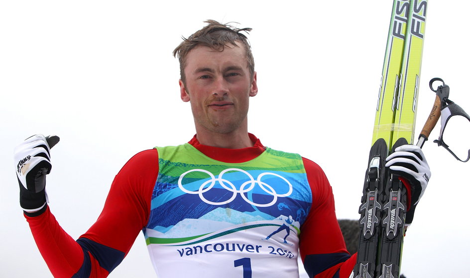 Petter Northug świętuje złoto w Vancouver