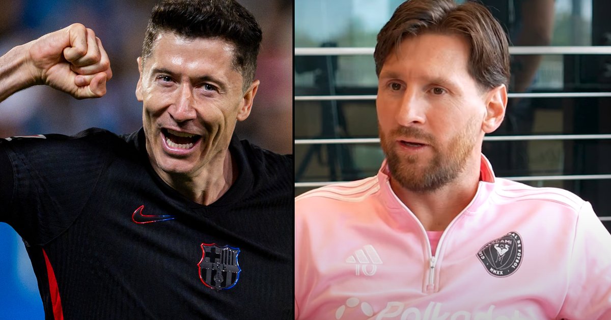 Leo Messi udzielał wywiadu. Nagle wspomniał o Robercie Lewandowskim