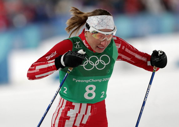 Justyna Kowalczyk na igrzyskach olimpijskich w Pjongczang