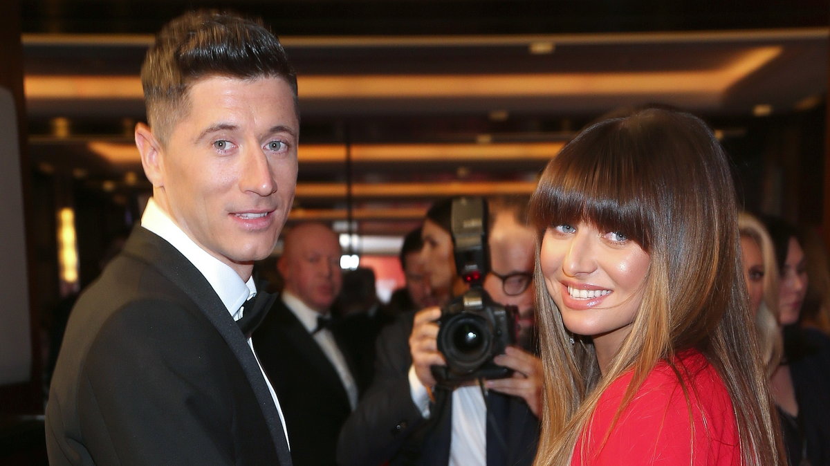 Robert Lewandowski i Anna Lewandowska